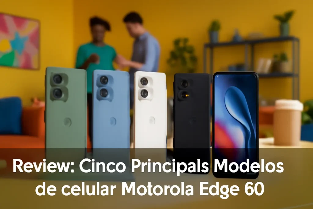 Cinco Principais Modelos de  celular Motorola Edge 60