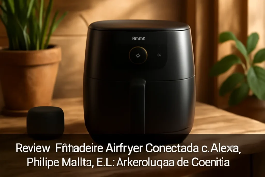 Fritadeira Airfryer Conectada c/Alexa, Philips Walita, 4.1L: A Revolução da Cozinha