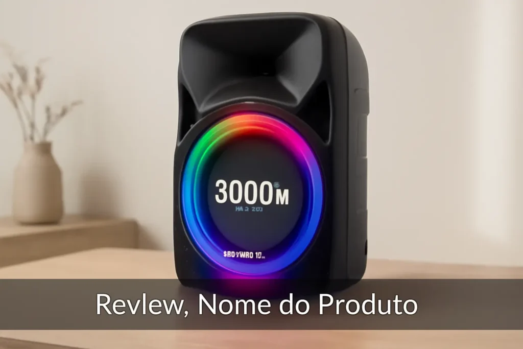 Principais 5 caixa de som Amvox 3000w