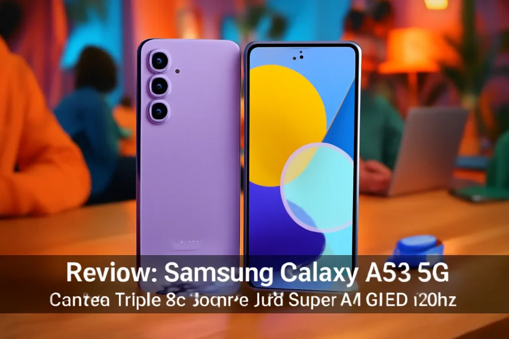 Samsung Galaxy A55 5G: Câmera Tripla de 50MP e Tela Super AMOLED 120Hz