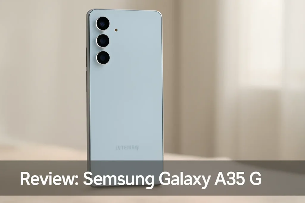 Samsung Galaxy A35 5G: Câmera Tripla até 50MP, Tela 6.6", 256GB Azul Claro