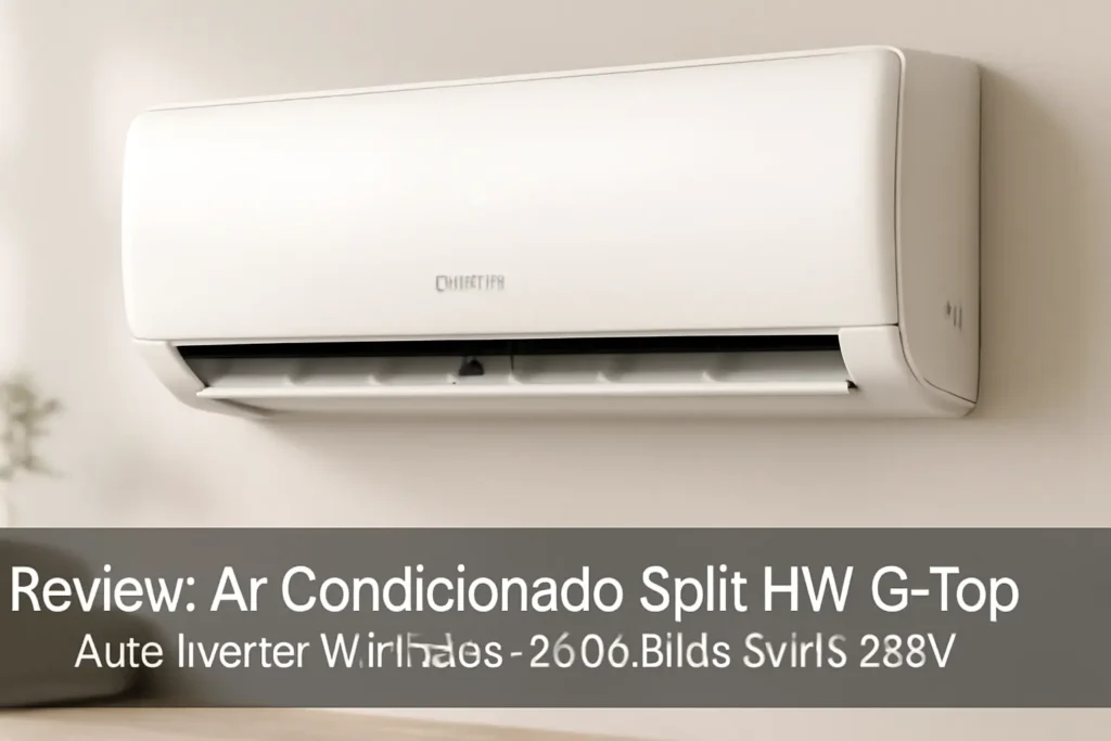 Ar Condicionado Split HW G-Top Auto Inverter Wi-Fi Gree 12.000 BTUs Só Frio 220V: Desempenho e Conforto para Sua Casa