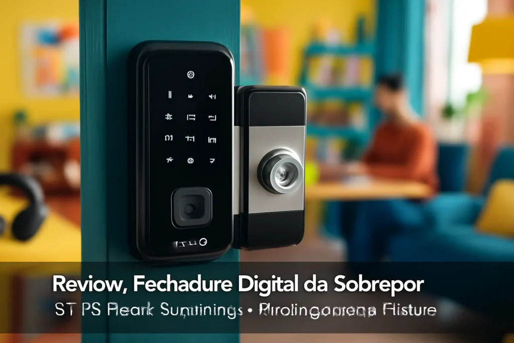 Fechadura Digital de Sobrepor SL 120 Papaiz: Segurança e Tecnologia ao Seu Alcance