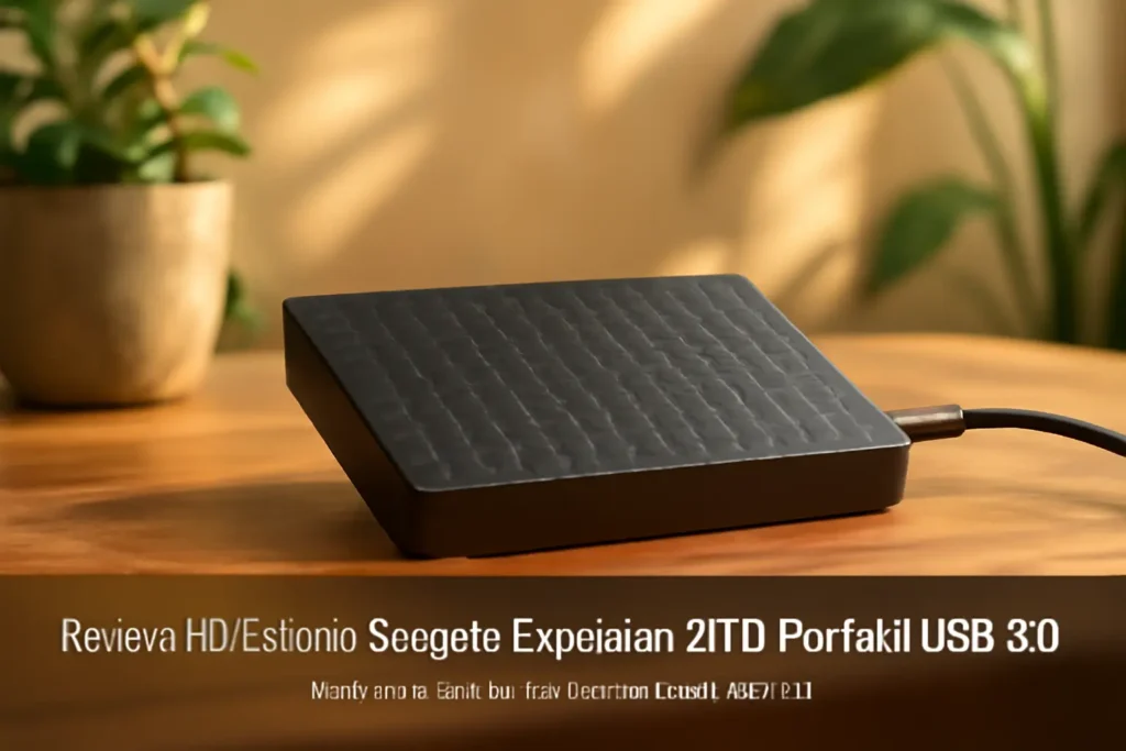 HD Externo Seagate Expansion 2TB Portátil USB 3.0: Armazenamento Eficiente e Compacto
