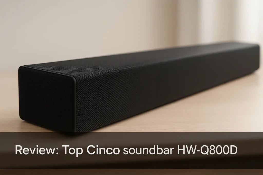 Top Cinco soundbar hw-q800d