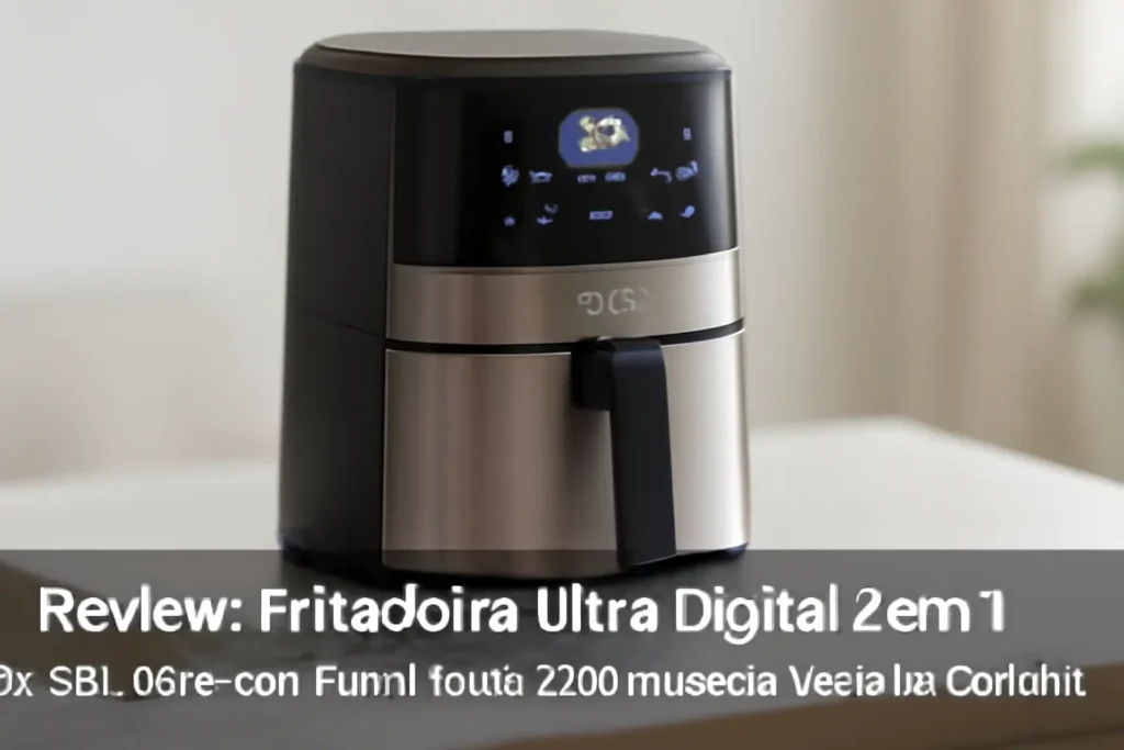 Fritadeira Ultra Digital 2 em 1 Inox 4,8L Oster com Painel Touch 220V: Potência e Versatilidade na Cozinha