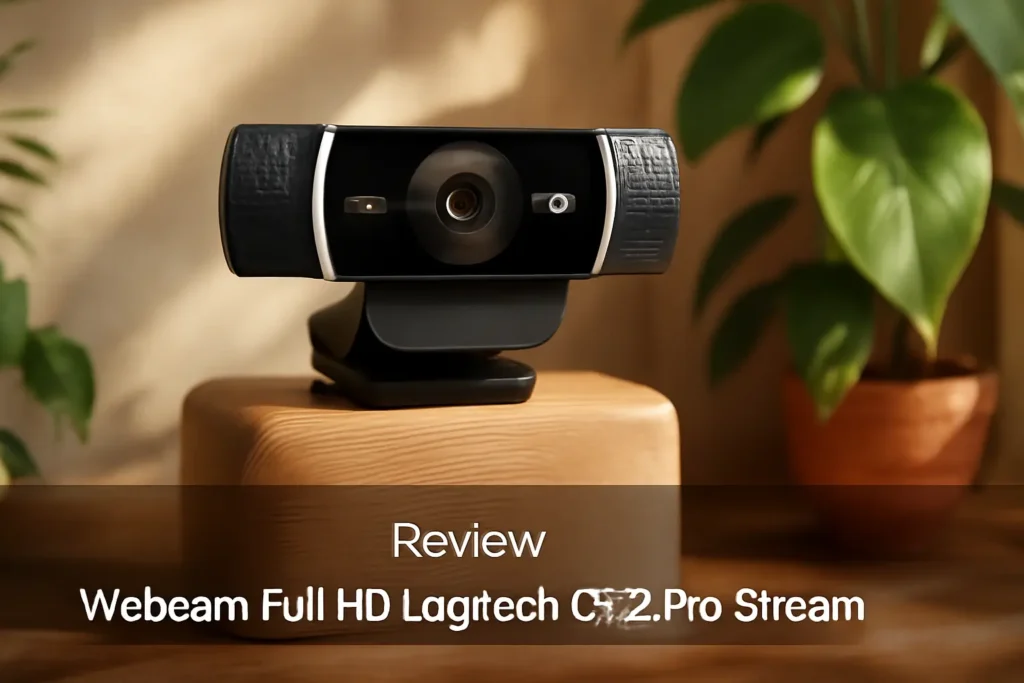 Webcam Full HD Logitech C922 Pro Stream: Gravações e Chamadas de Alta Qualidade