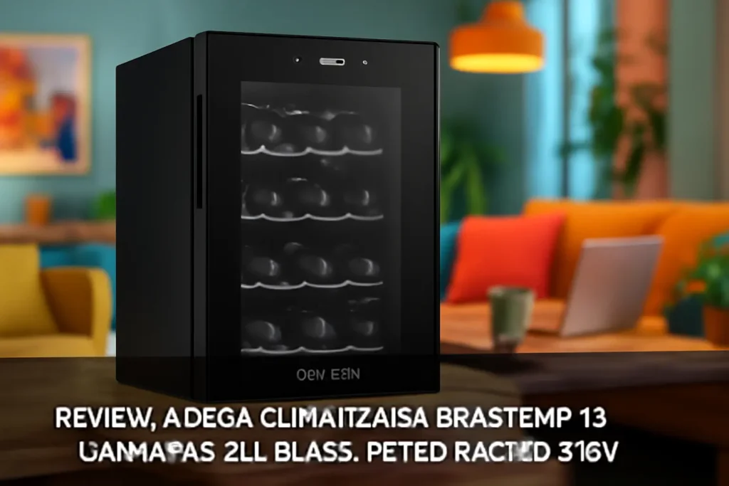 Adega Climatizada Brastemp 12 Garrafas All Black Preto BZC12B 220V