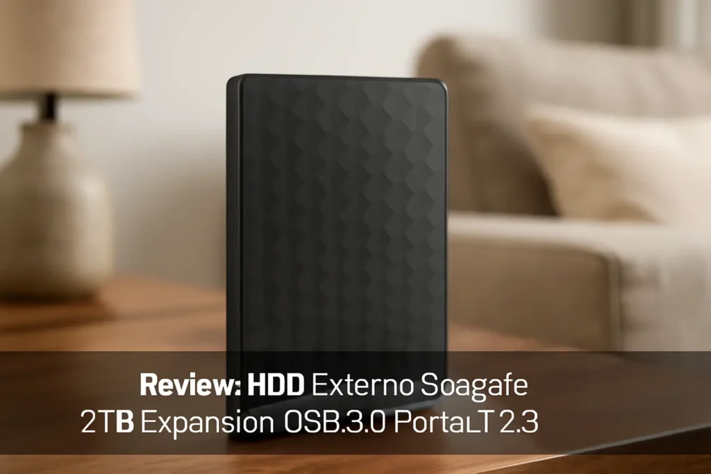HDD Externo Seagate 2TB Expansion USB 3.0 Portátil 2,5"
