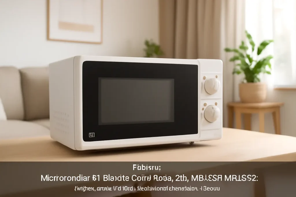 Micro-ondas R1 Branco Porta Preta 20L MRAS21/MRAS22: Prático e Econômico para Sua Cozinha