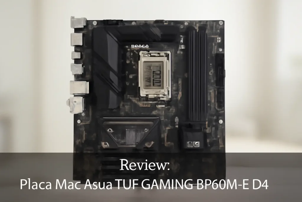 Placa Mãe Asus TUF GAMING B760M-E D4: Robustez e Desempenho para Gamers e Profissionais
