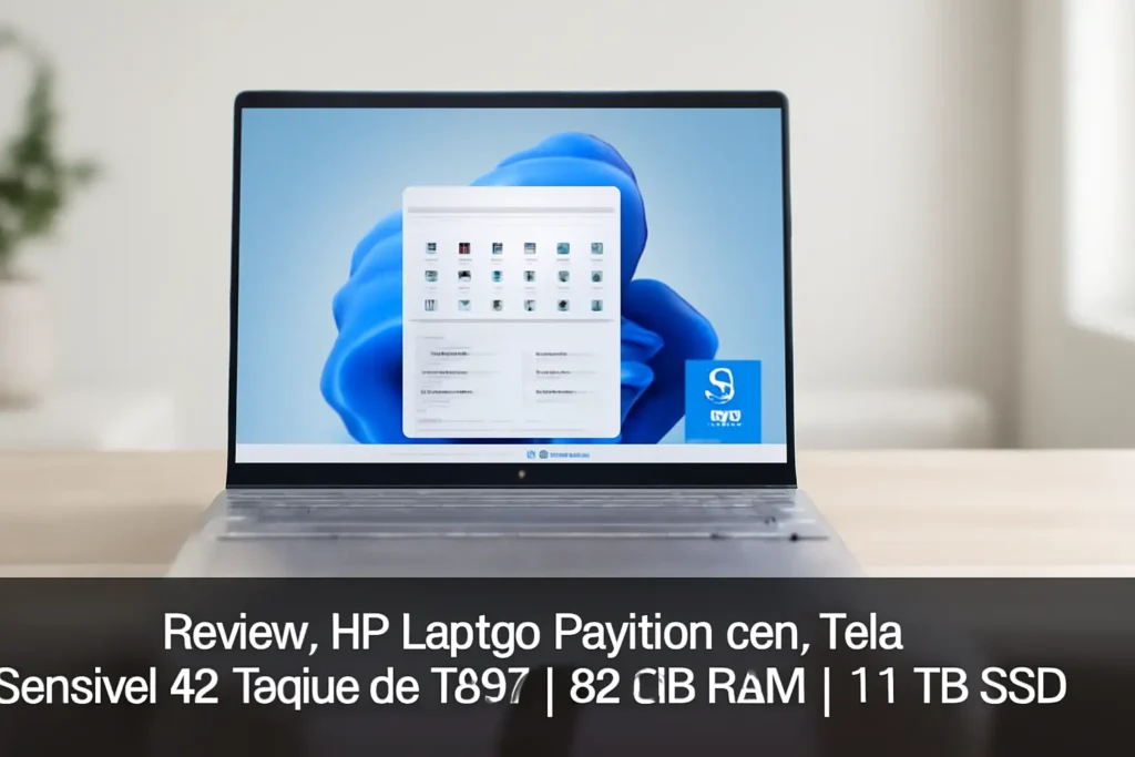 HP Laptop Pavilion com Tela Sensível ao Toque de 15,6" | 32 GB RAM | 1 TB SSD