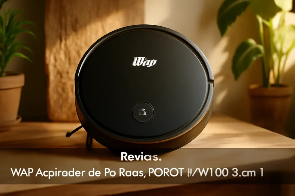 WAP Aspirador de Pó Robô ROBOT W100 3 em 1: Eficiência e Tecnologia