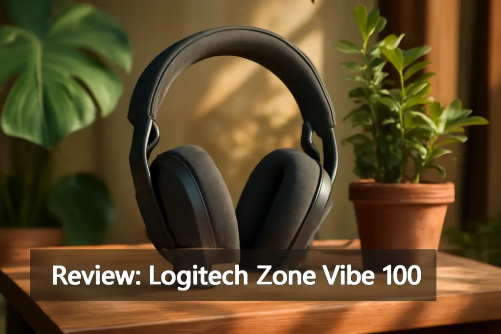 Headset Sem Fio Logitech Zone Vibe 100: Conforto e Qualidade Para Trabalho e Lazer