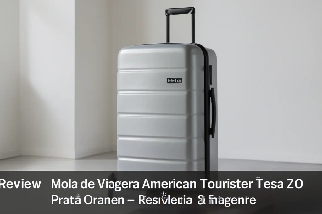 Mala de Viagem American Tourister Tesa 2.0 Prata Grande: Resistente e Elegante
