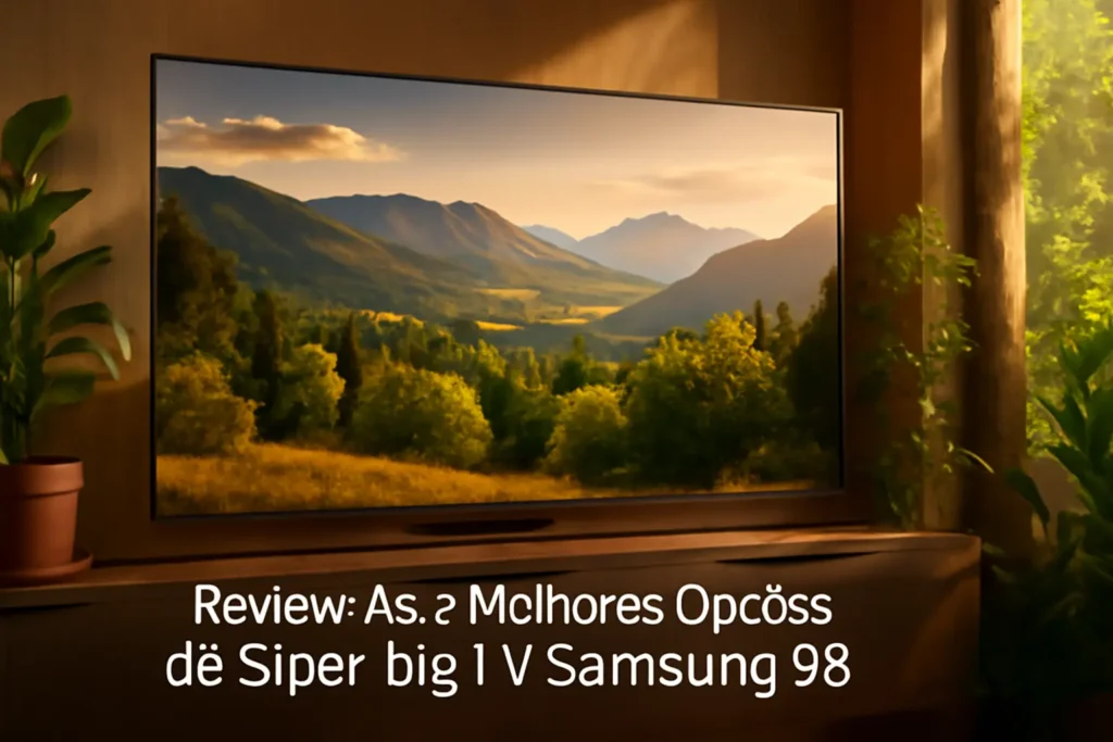 As 5 Melhores Opções de super big TV Samsung 98