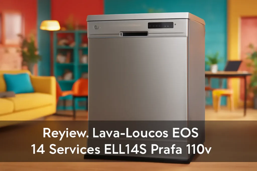Lava-Louças EOS 14 Serviços ELL14S Prata 110v: Praticidade e Eficiência na Sua Cozinha