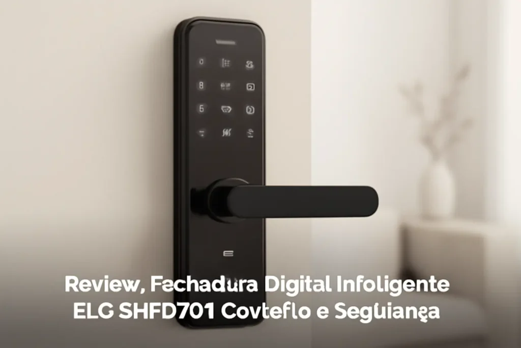 Fechadura Digital Inteligente ELG SHFD701: Conforto e Segurança
