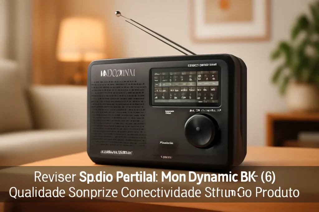 Rádio Portátil Mondial Up Dynamic BX-19: Qualidade Sonora e Conectividade em um Só Produto