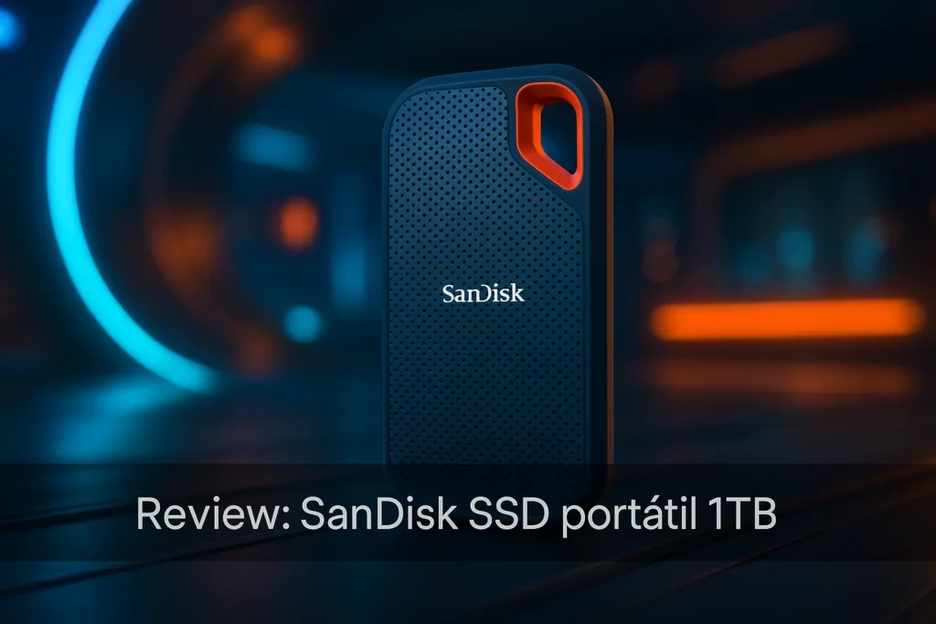 SanDisk SSD portátil 1TB: desempenho e confiabilidade em qualquer lugar