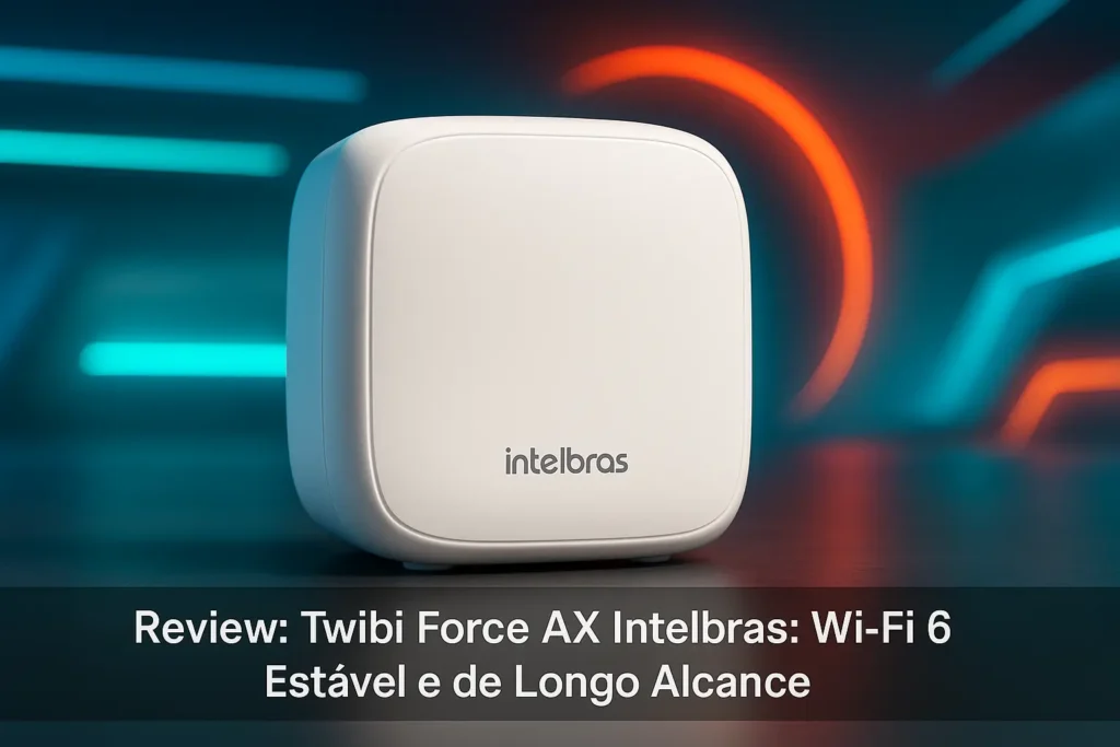 Twibi Force AX Intelbras: Wi-Fi 6 Estável e de Longo Alcance