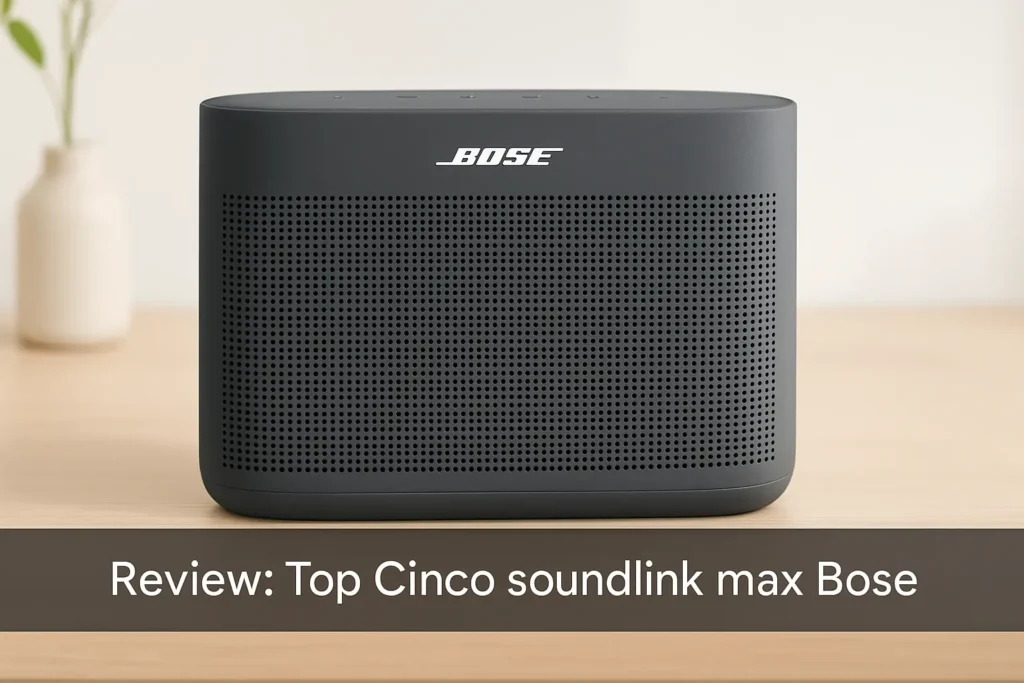Top Cinco  soundlink max Bose