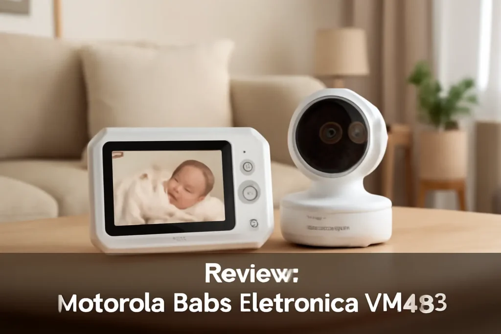 Motorola Babá Eletrônica VM483 Tela 2.8 LCD C/Zoom Digital: Monitoramento de Bebês de Qualidade