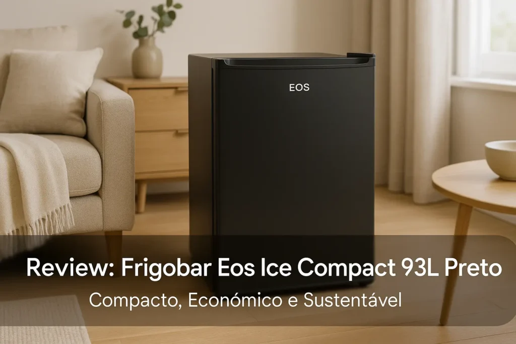 Frigobar Eos Ice Compact 93L Preto: Compacto, Econômico e Sustentável