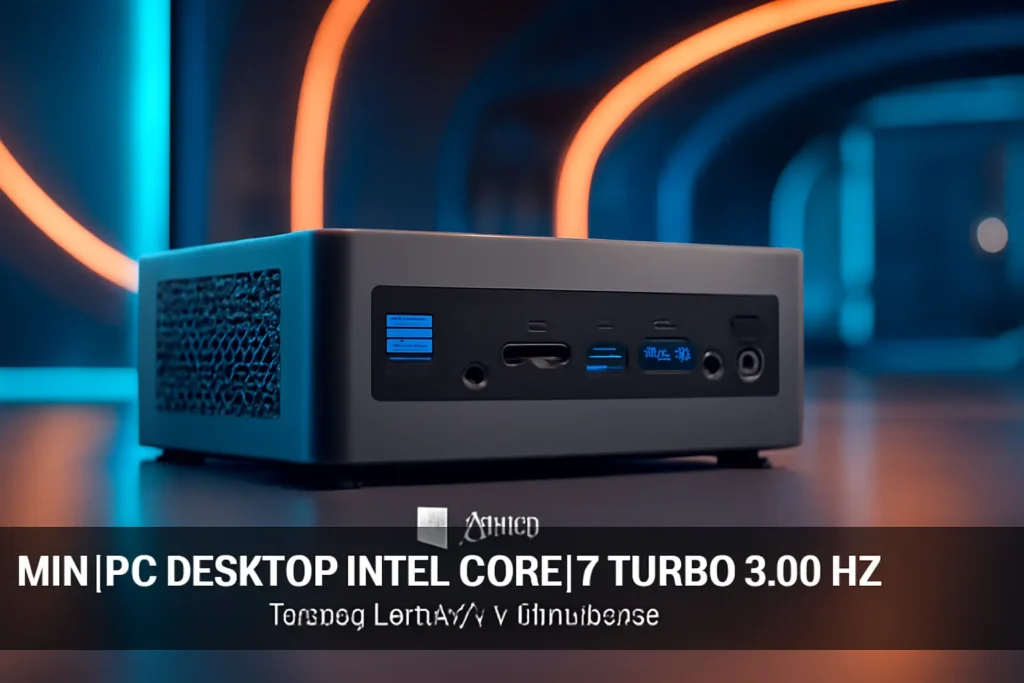 MINI PC Desktop Intel Core i7 Turbo 3,80GHz - Desempenho e Conectividade