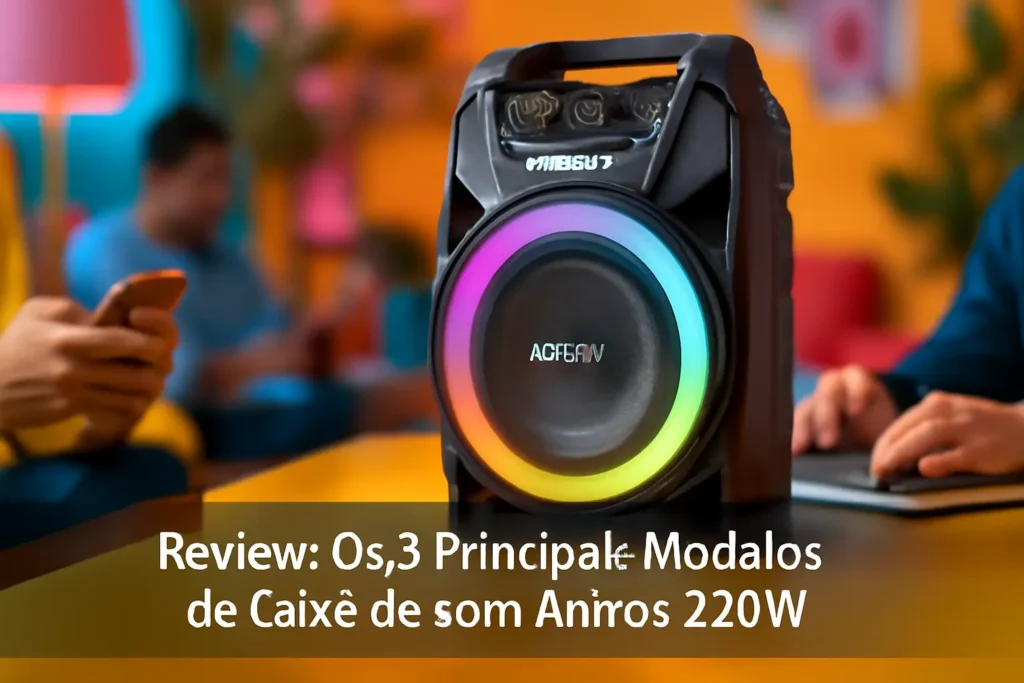 Os 5 Principais Modelos de caixa de som Amvox 220w