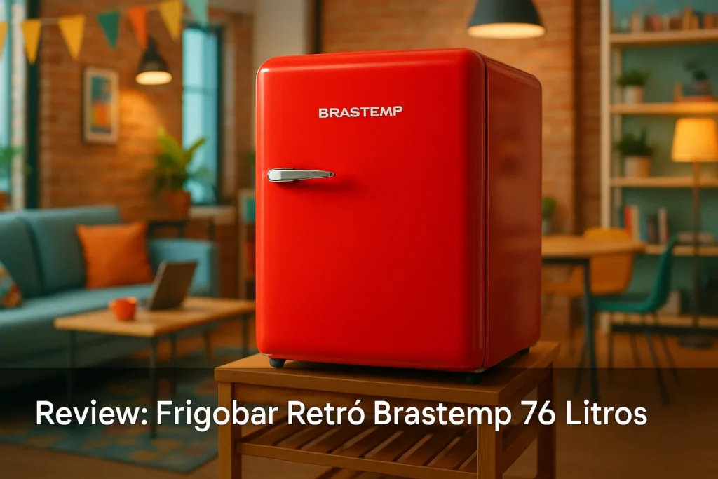 Frigobar Retrô Brastemp 76 Litros: Estilo e Eficiência em um Só Lugar