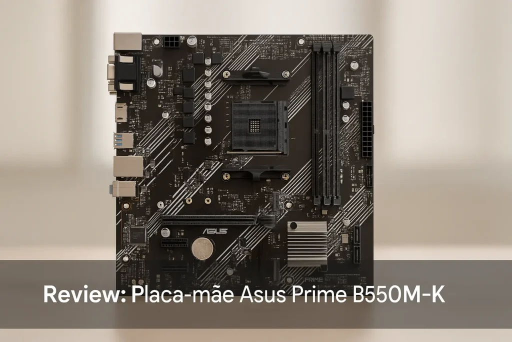 Placa Mãe Asus Prime B550M-K: Estabilidade e Versatilidade