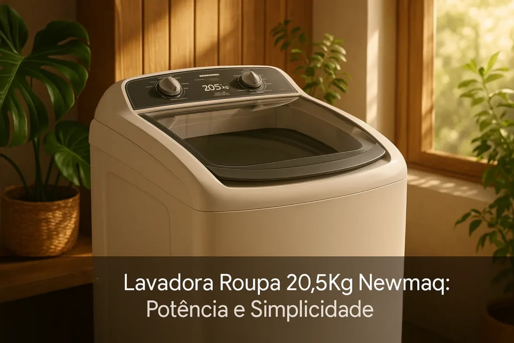 Lavadora Roupa 20.5Kg Newmaq: Potência e Simplicidade