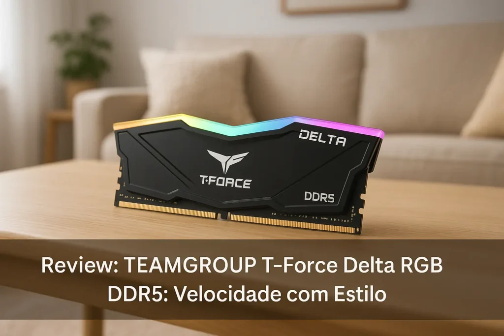 TEAMGROUP T-Force Delta RGB DDR5: Velocidade com Estilo
