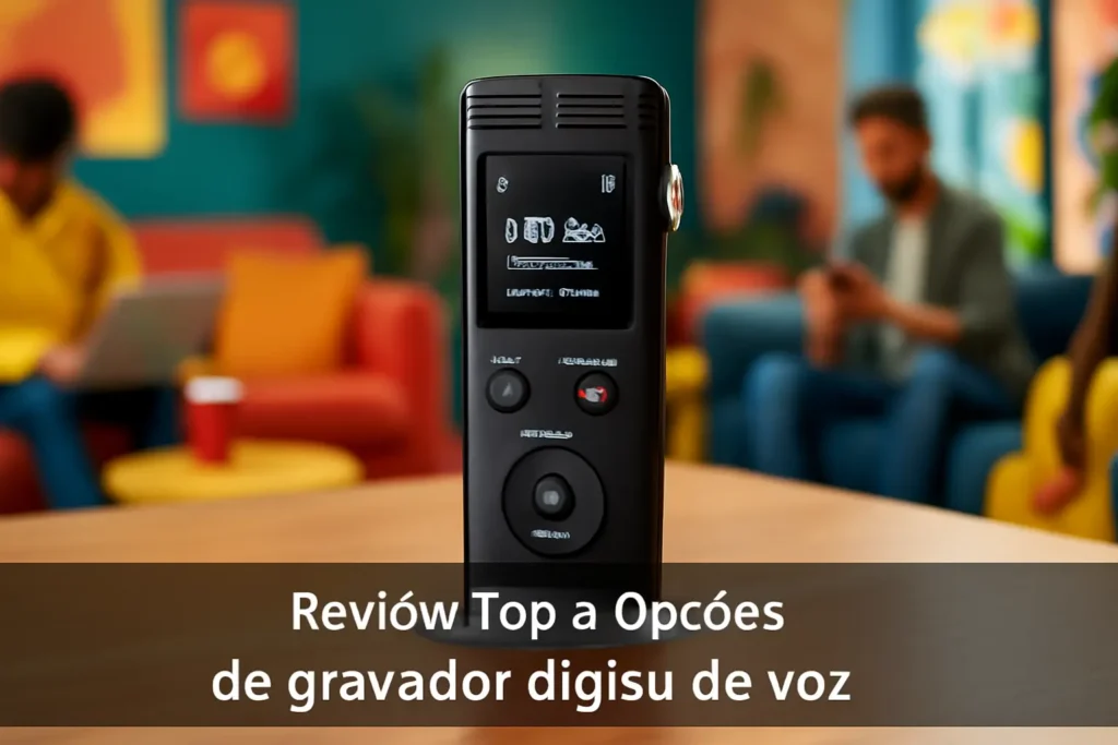 Top 5 Opções de gravador digital de voz
