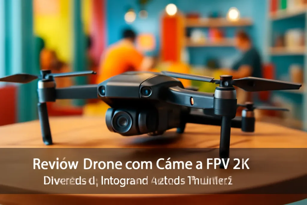 Drone com Câmera FPV 2K: Diversão e Imagens Aéreas Incríveis