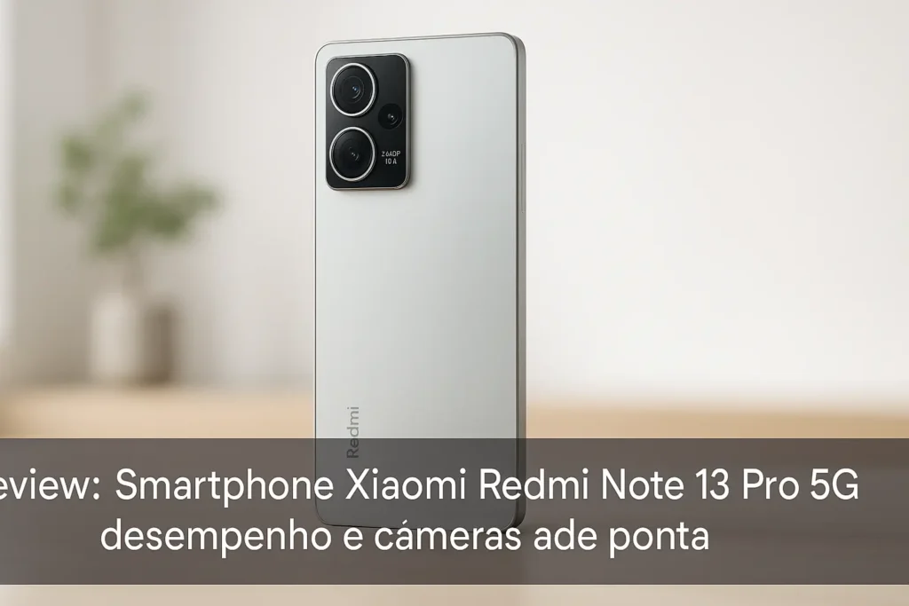 Smartphone Xiaomi Redmi Note 13 Pro 5G: desempenho e câmeras de ponta