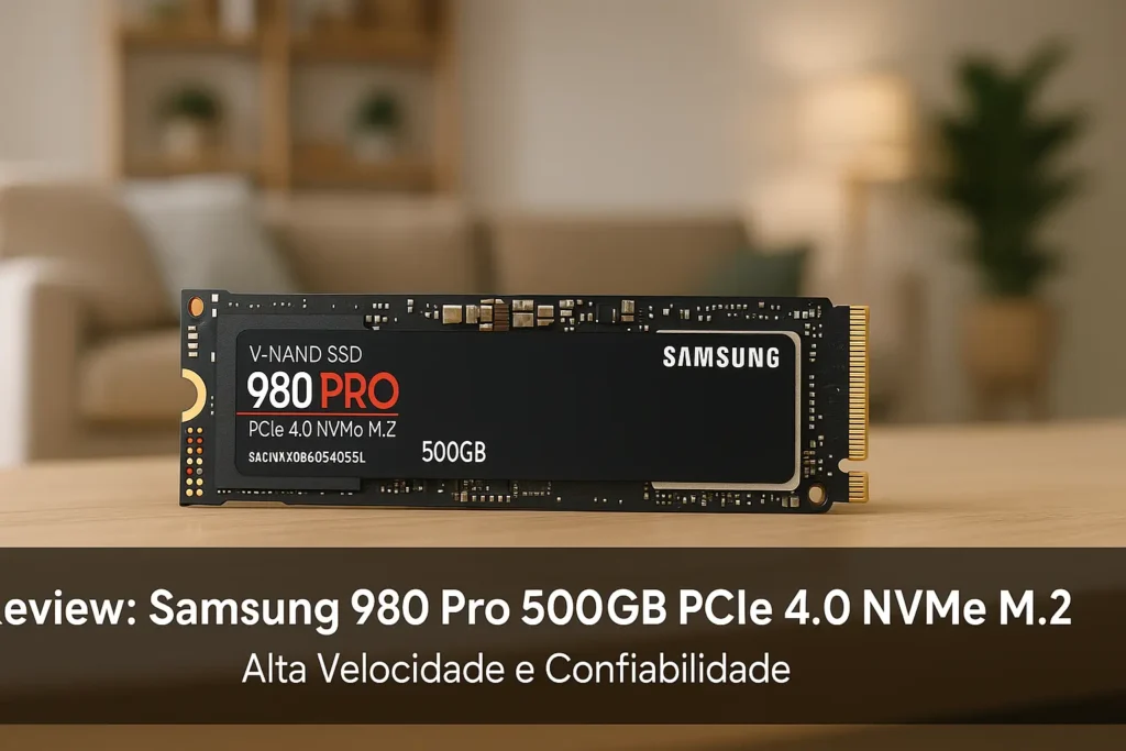 Samsung 980 Pro 500 GB PCIe 4.0 NVMe M.2: Alta Velocidade e Confiabilidade