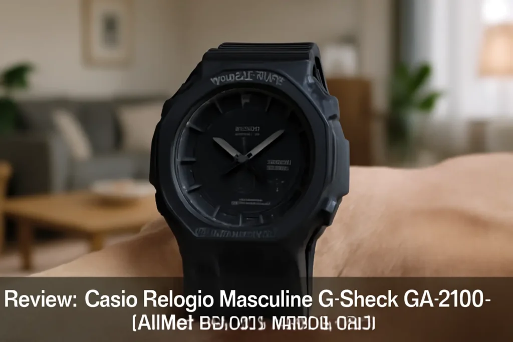 Casio Relógio Masculino G-Shock GA-2100-1A1DR: Estilo e Resistência
