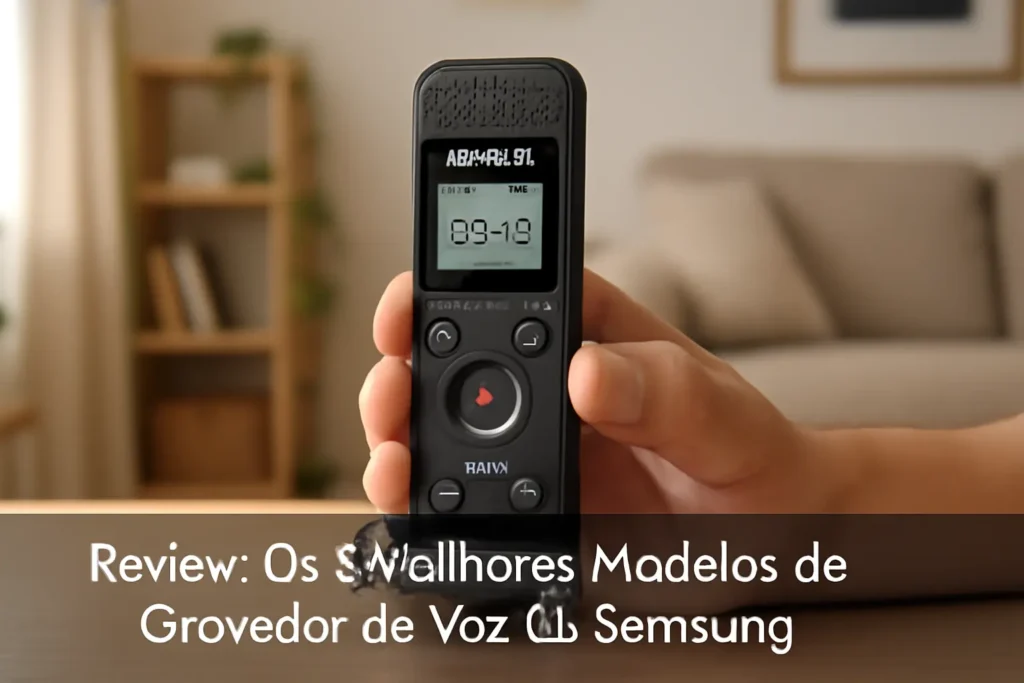 Os 5 Melhores Modelos de gravador de voz da Samsung