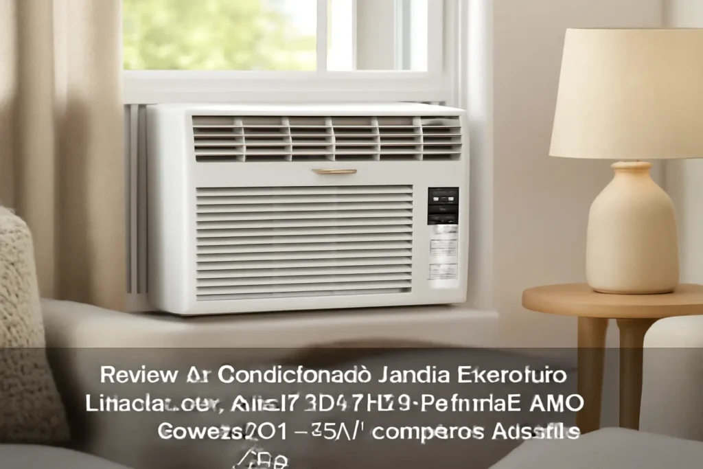 Ar Condicionado Janela Eletrônico Hisense com Wi-Fi 8.500 BTUs Frio R-32 AW08CWBRVGU01 – 127V: Compacto, Eficiente e Conectado