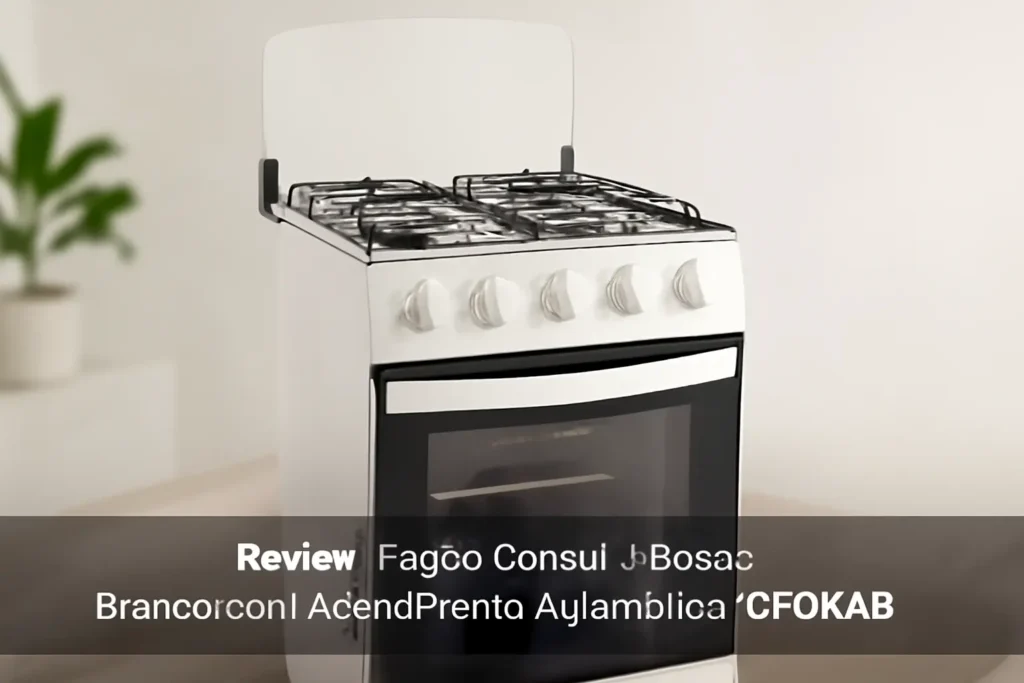 Fogão Consul 4 Bocas Branco com Acendimento Automático - CFO4NAB