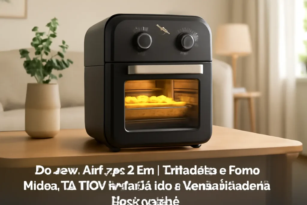 Airfryer 2 Em 1 Fritadeira e Forno Midea 12L 110V: Praticidade e Versatilidade na Sua Cozinha