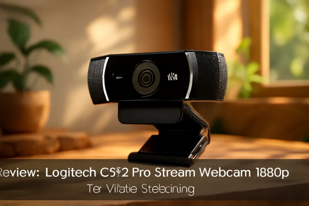 Logitech Câmera C922 Pro Stream Webcam 1080P para Streaming de Vídeo HD