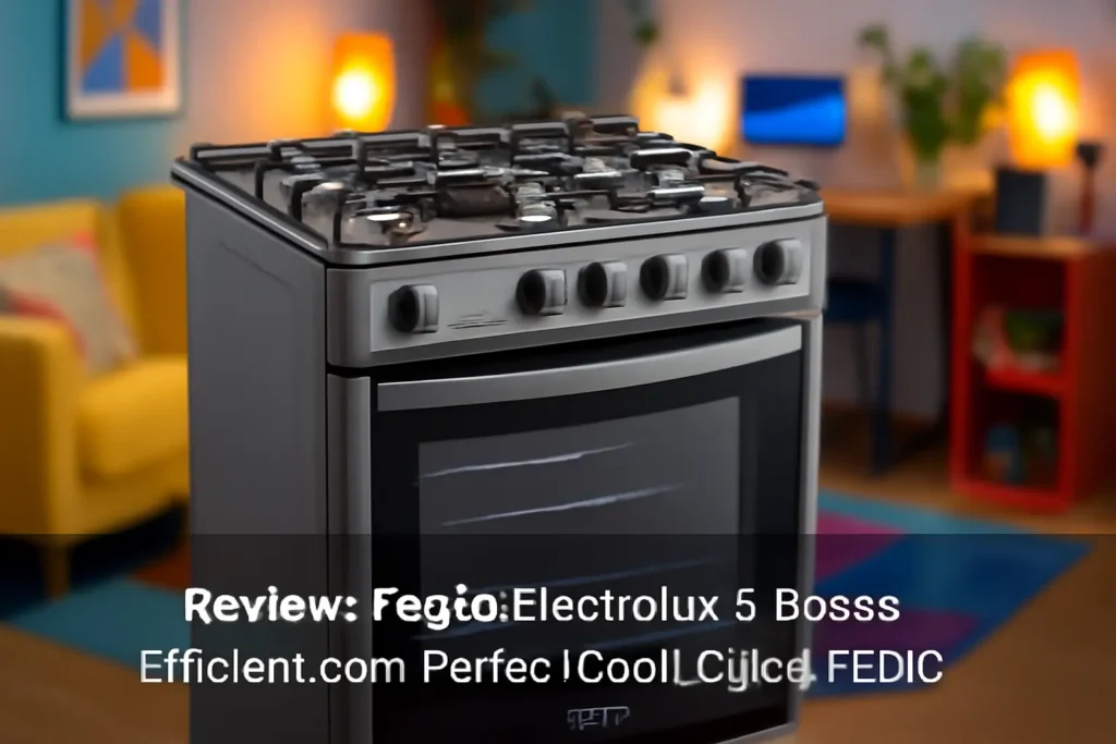Fogão Electrolux 5 Bocas Efficient com PerfectCook Cinza FE5IC