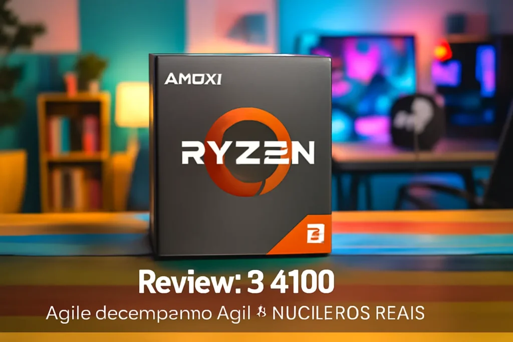 Ryzen 3 4100: Desempenho Ágil com 4 Núcleos Reais
