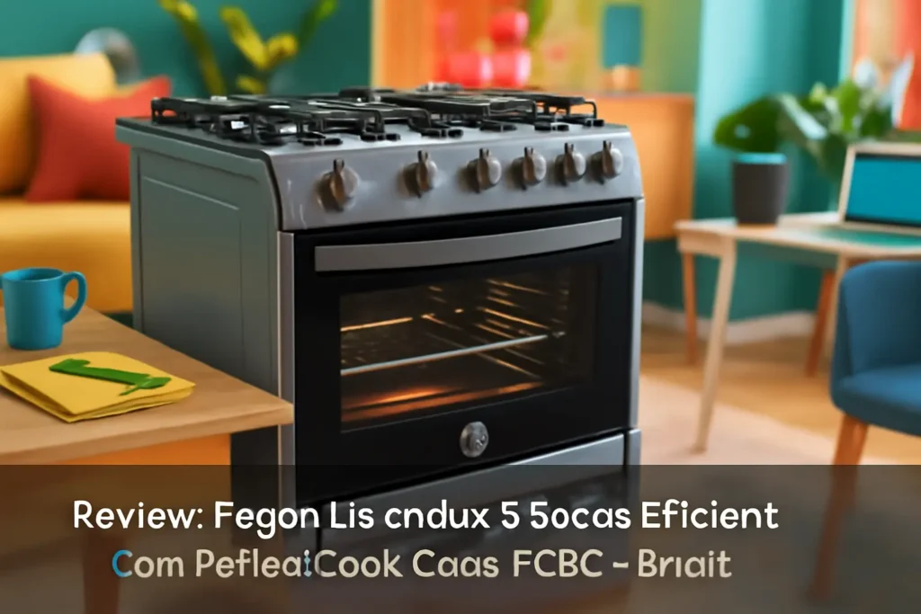 Fogão Electrolux 5 bocas Efficient com PerfectCook Cinza FE5IC - Bivolt