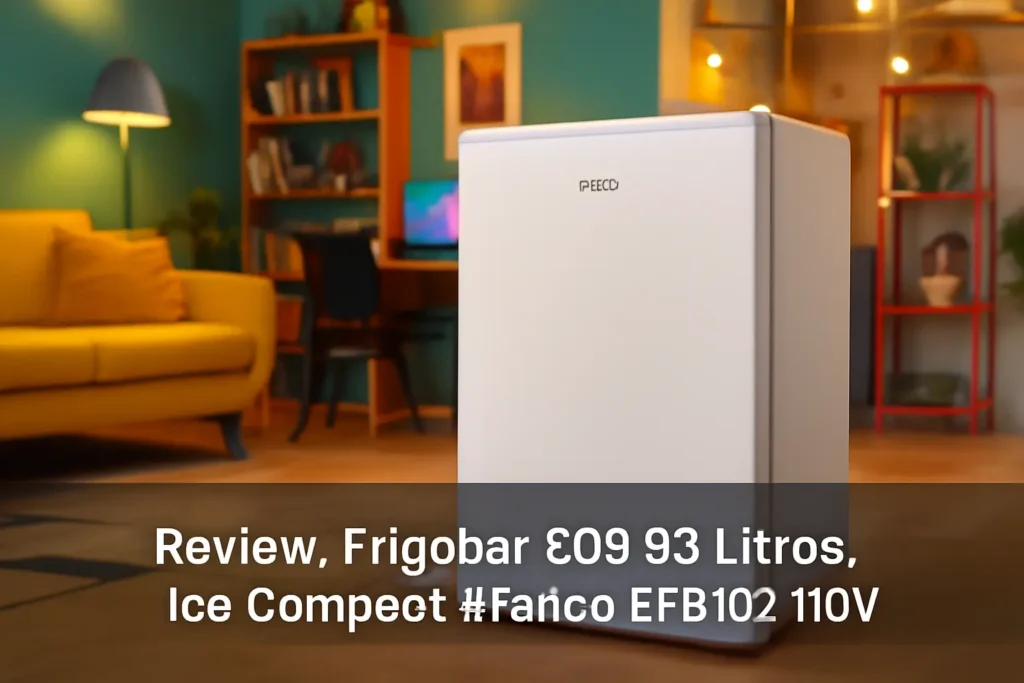 Frigobar EOS 93 Litros Ice Compact Branco EFB102 110V: Eficiência e Praticidade para Seu Espaço