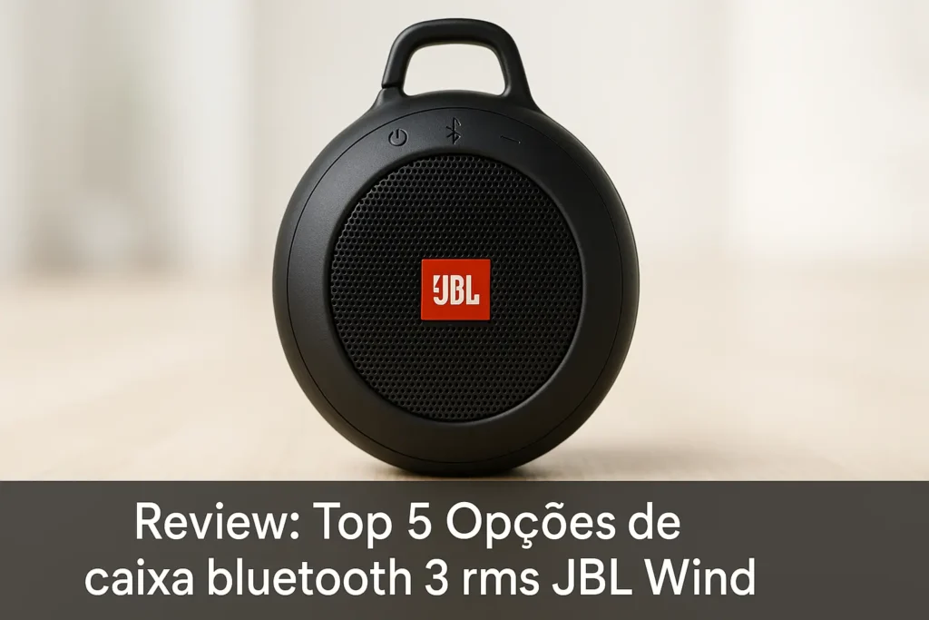 Top 5 Opções de caixa bluetooth 3 rms JBL wind