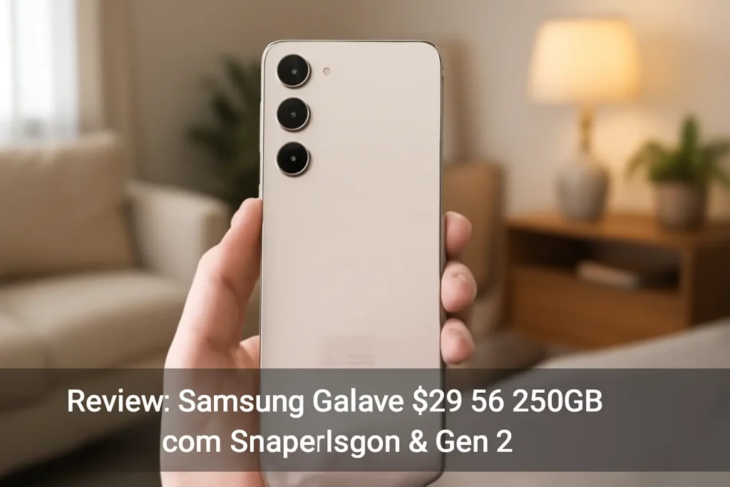 Samsung Galaxy S23 5G 256GB com Snapdragon 8 Gen 2